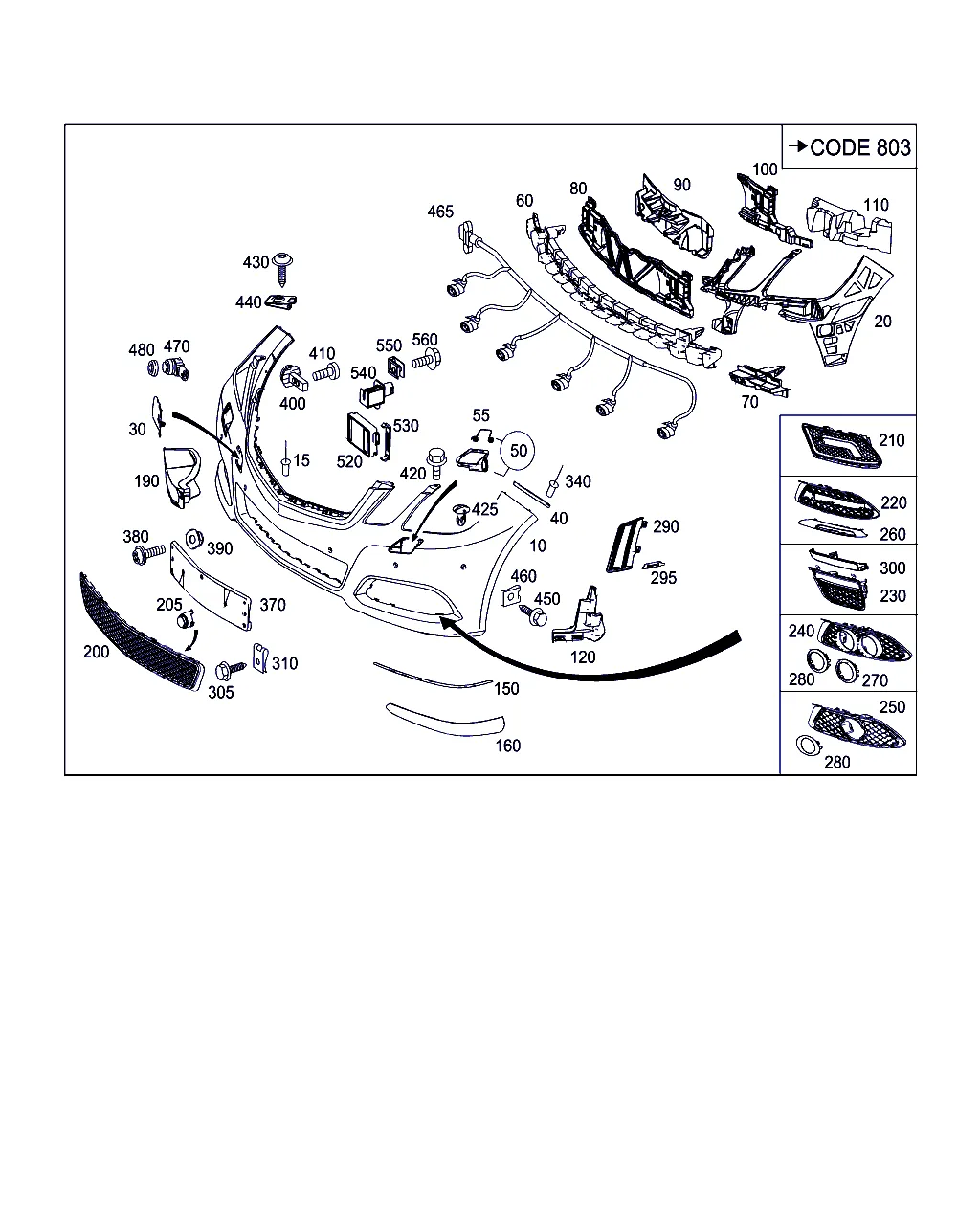 БАМПЕР ПЕРЕДНИЙ