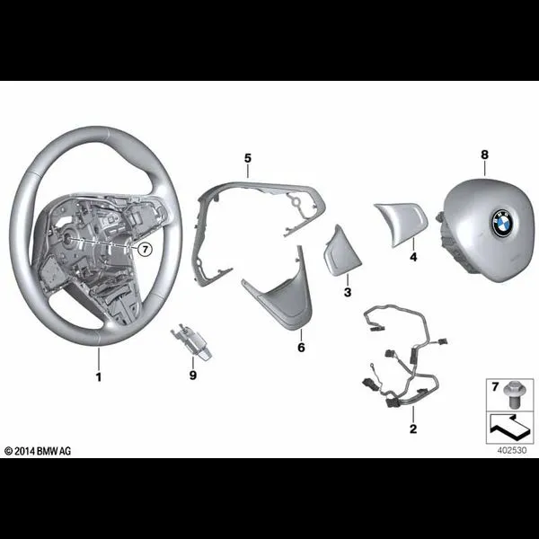 Спортивное рулевое колесо с НПБ