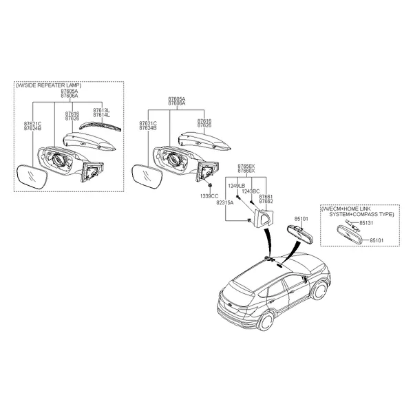MIRROR-OUTSIDE REAR VIEW