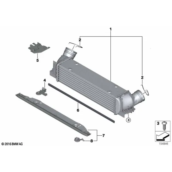 Охладитель наддувочного воздуха