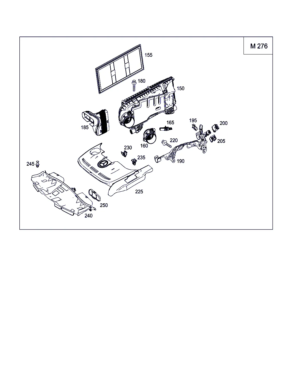 ВОЗДУХОЗАБОРНИК БЕНЗИНОВЫХ А/М