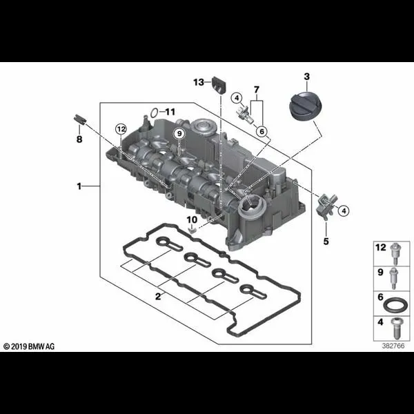 Крышка головки блока цилиндров