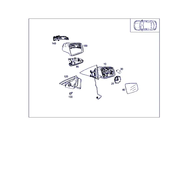 НАРУЖНОЕ ЗЕРКАЛО ПРАВОЕ