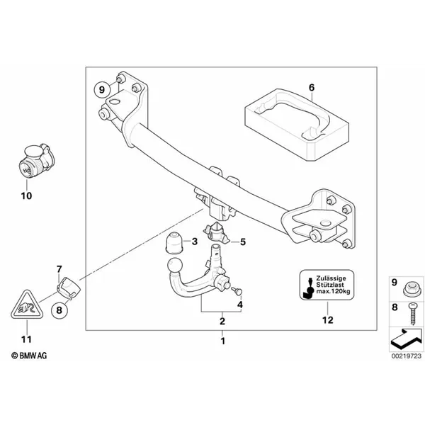 Тягово-сцепное устройство съемное