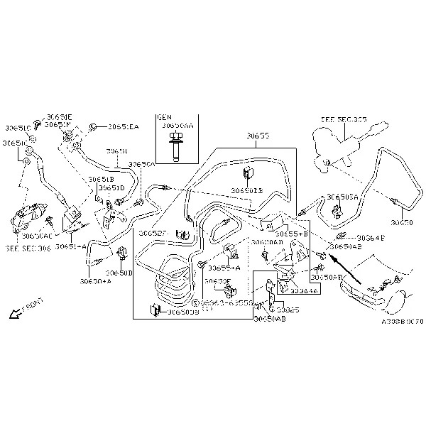 Трубопровод сцепления