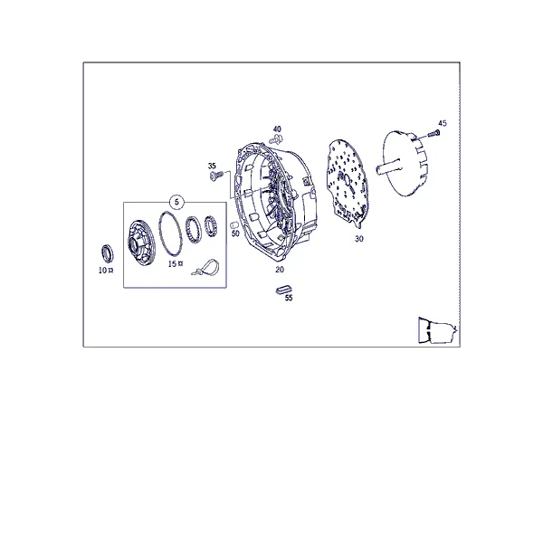 КАРТЕР ГИДРОТРАНСФОРМАТОРА, МАСЛ. НАСОС