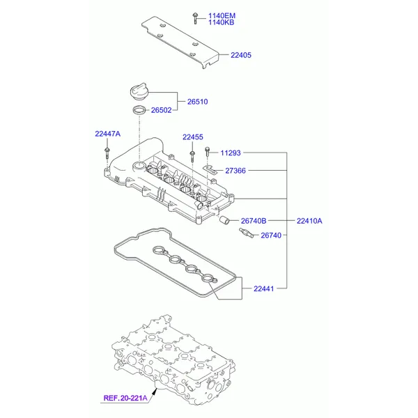 Крышка головки цилиндров