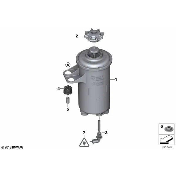 Масляный резервуар/детали