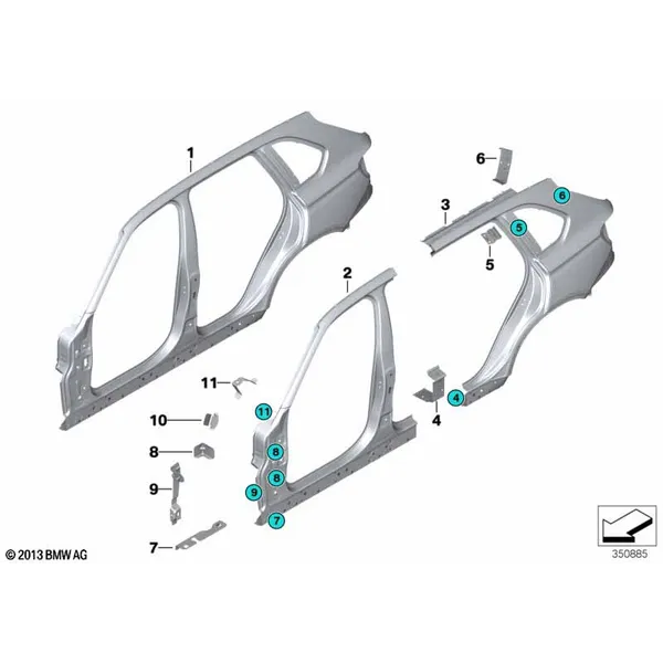 боковой каркас