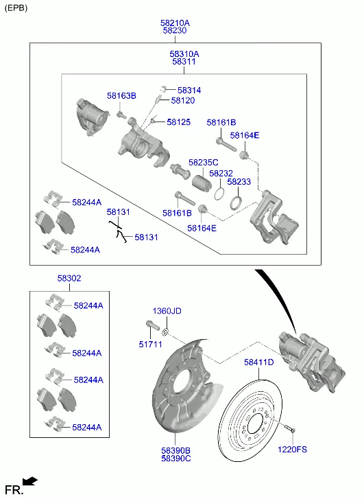 тормозной механизм заднего колеса
