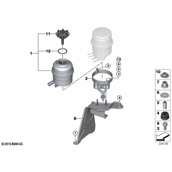 Масляный резервуар/детали