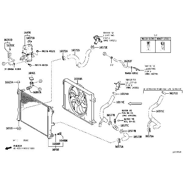 RADIATOR & WATER OUTLET