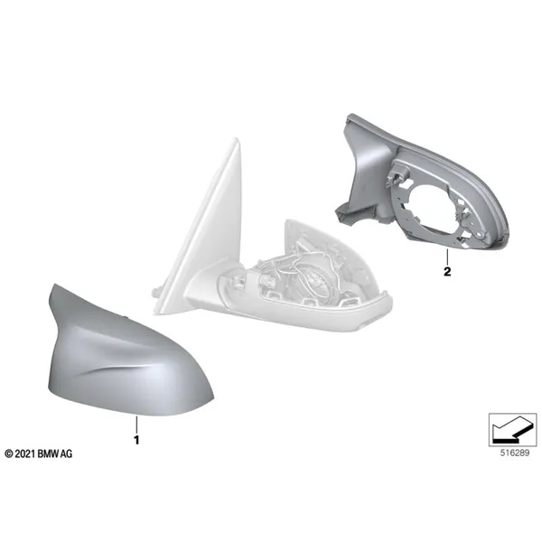 Дооснащение наружным зеркалом в M-стиле