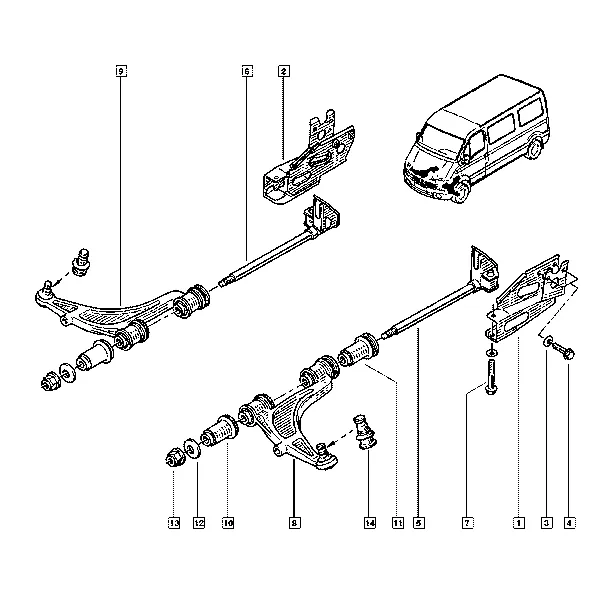 Передняя подвеска
