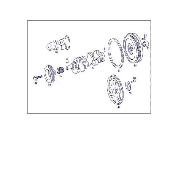 КОЛЕНЧАТЫЙ ВАЛ И МАХОВИК