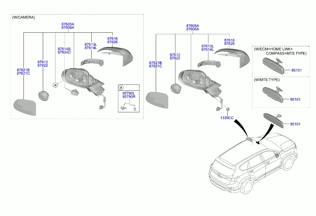 MIRROR-OUTSIDE REAR VIEW