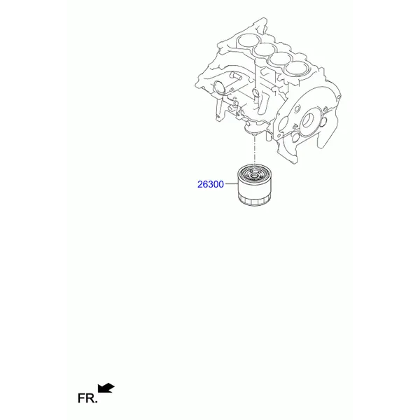 FRONT CASE & OIL FILTER