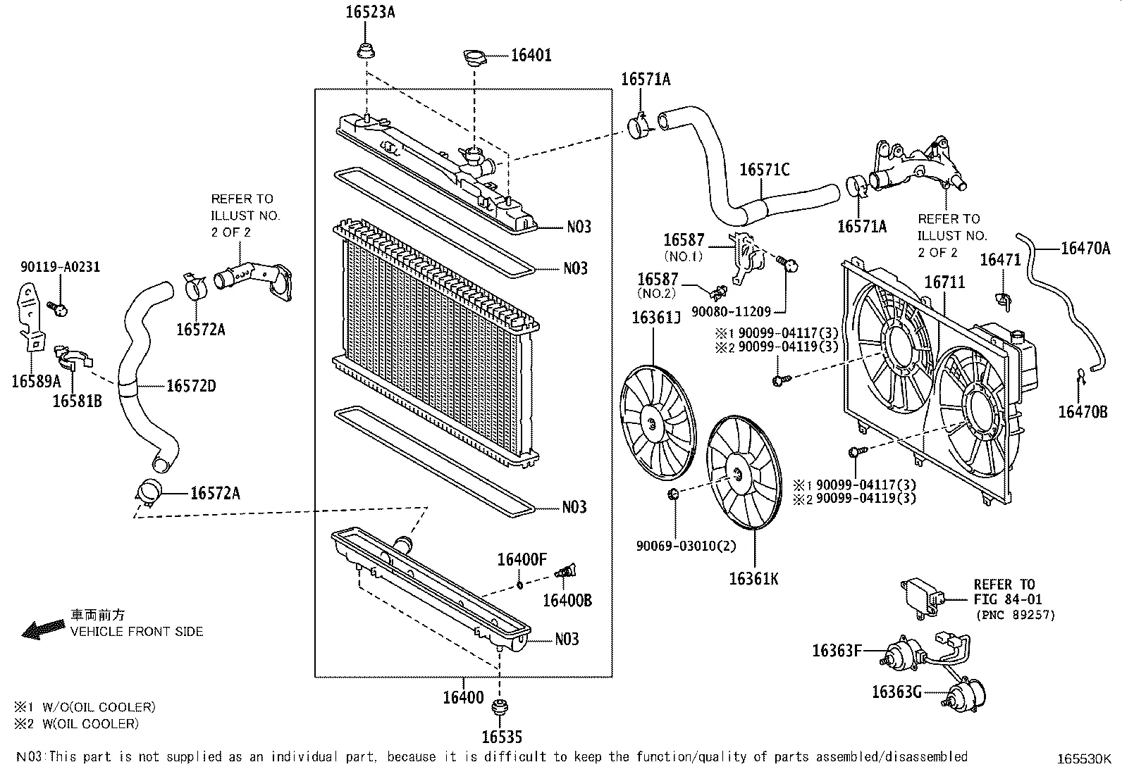 RADIATOR & WATER OUTLET