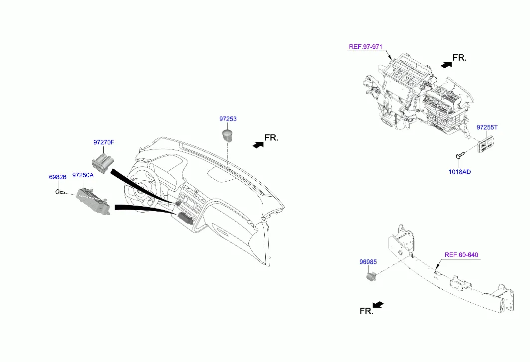 Климатическая установка - управление отопителем