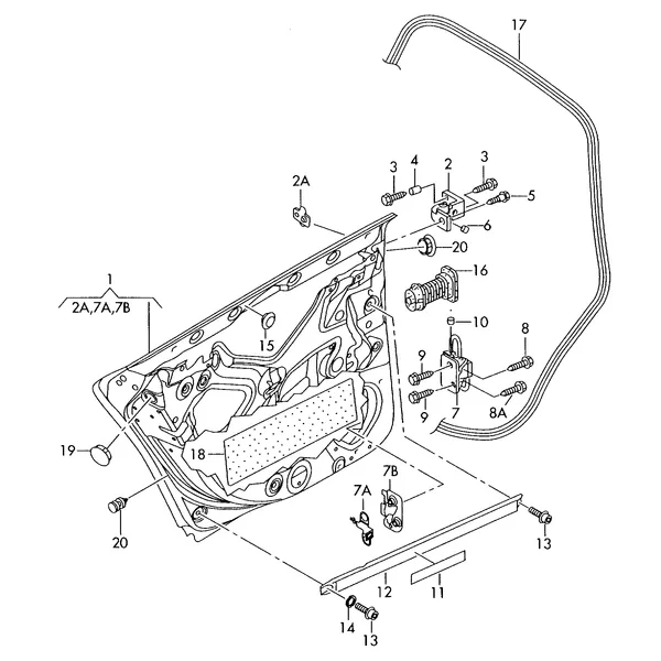Двери Уплотнитель двери