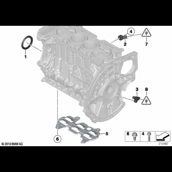 Блок цилиндров/дополнительные элементы