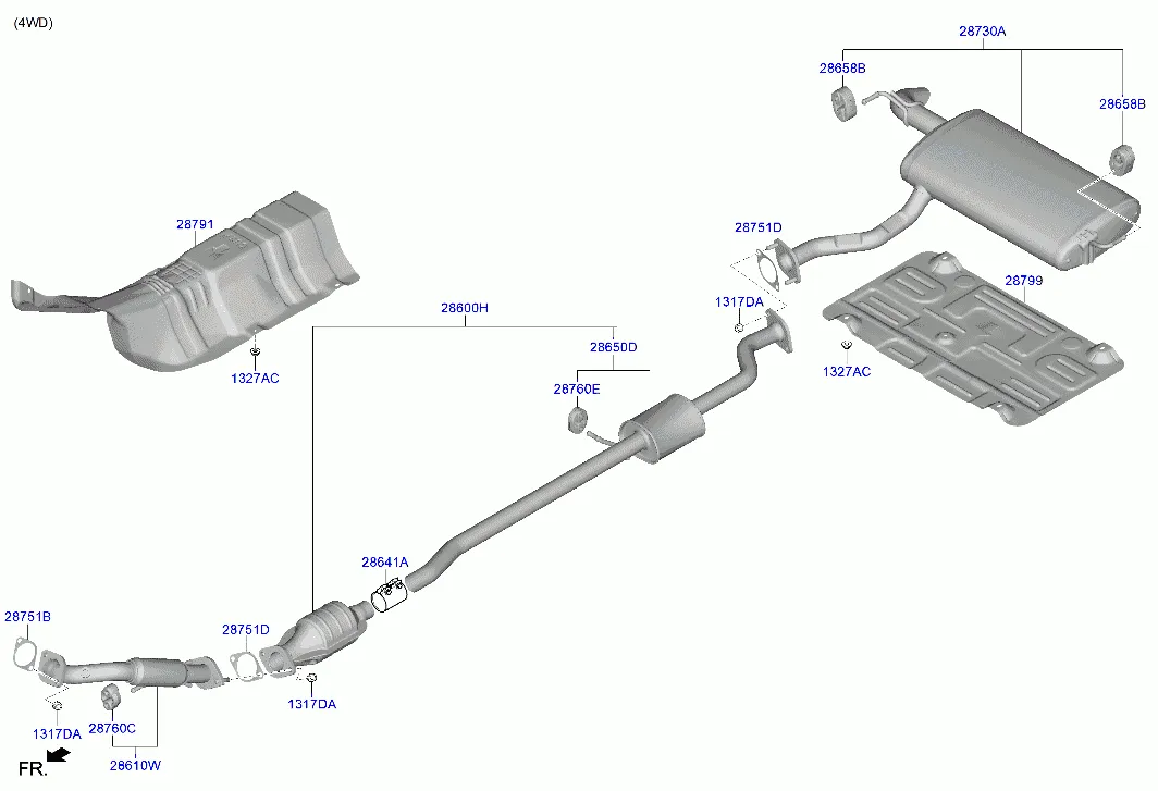 MUFFLER & EXHAUST PIPE