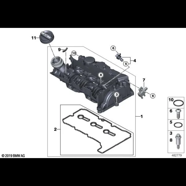 Крышка головки блока цилиндров