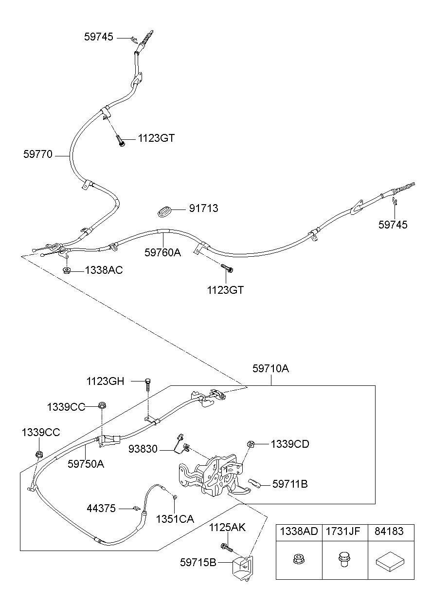 PARKING BRAKE SYSTEM; 1