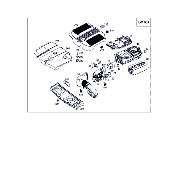 ВОЗДУХОЗАБОРНИК ДИЗЕЛЬНЫХ А/М