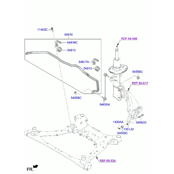 FRONT SUSPENSION CONTROL ARM