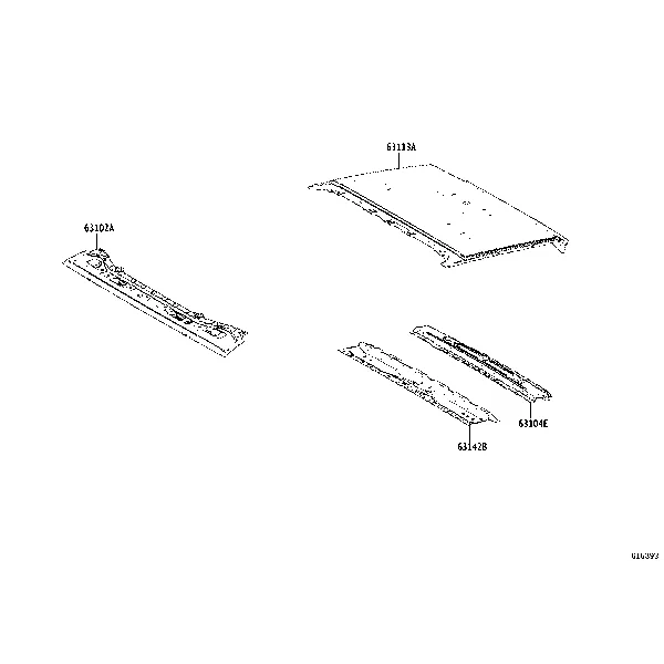 ROOF PANEL & BACK PANEL