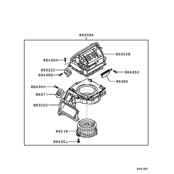ОТОПЛ., КОНДИЦ. И ВЕНТИЛЯЦИЯ - ОТОПИТЕЛЬ И ТРУБКИ