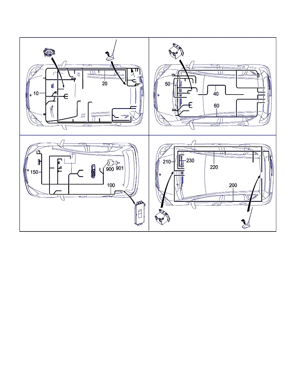 ЖГУТ ПРОВОДОВ ДЛЯ АУДИОСИСТ., CD-ПРОИГР. И ДИНАМИКОВ
