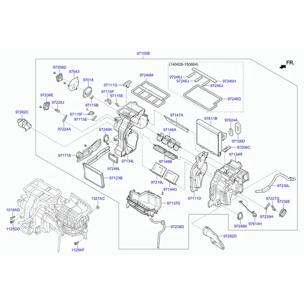 Климатическая установка - отопитель и вентилятор