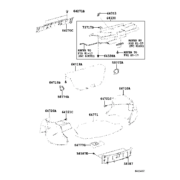 PACKAGE TRAY PANEL & LUGGAGE COMPARTMENT MAT