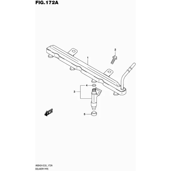 172A - DELIVERY PIPE/FUEL INJECTOR