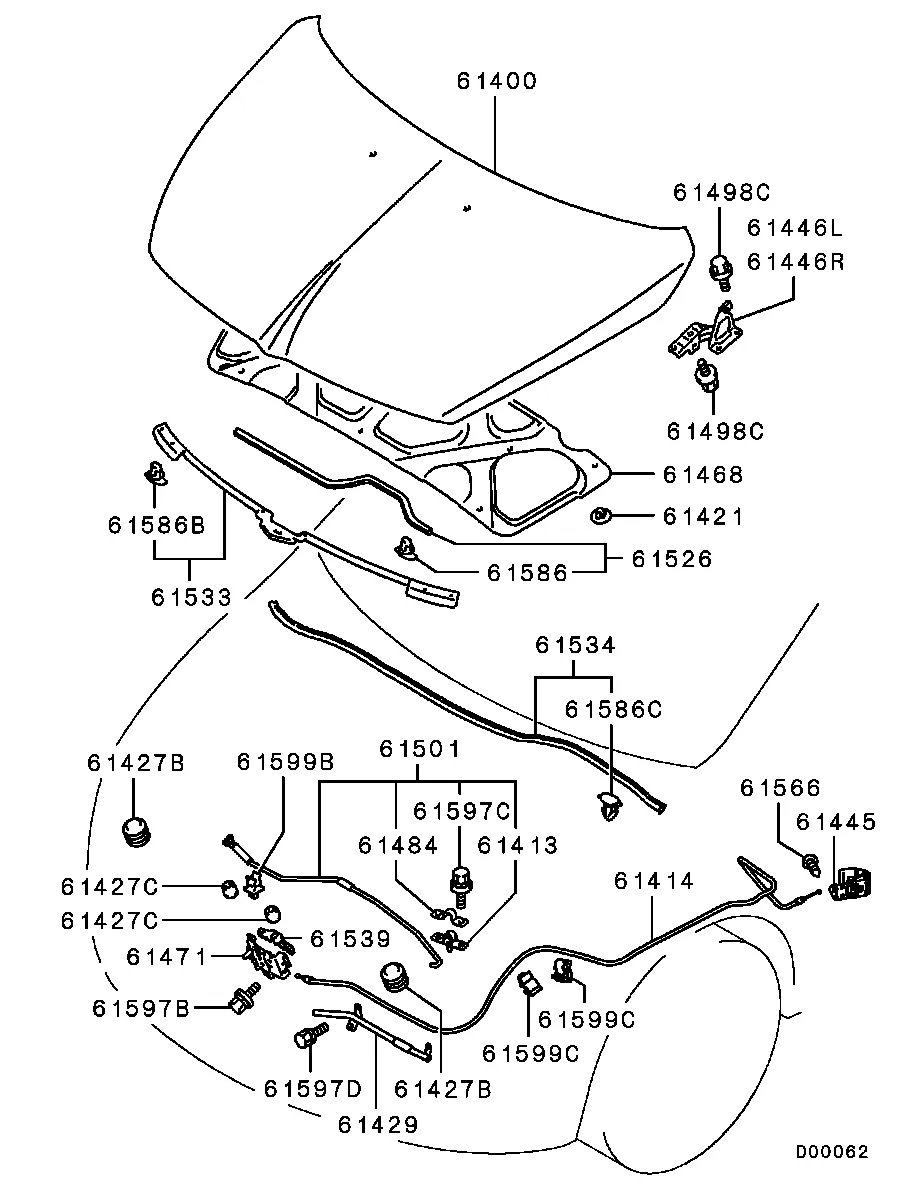 КУЗОВ - КАПОТ И ЗАМОК