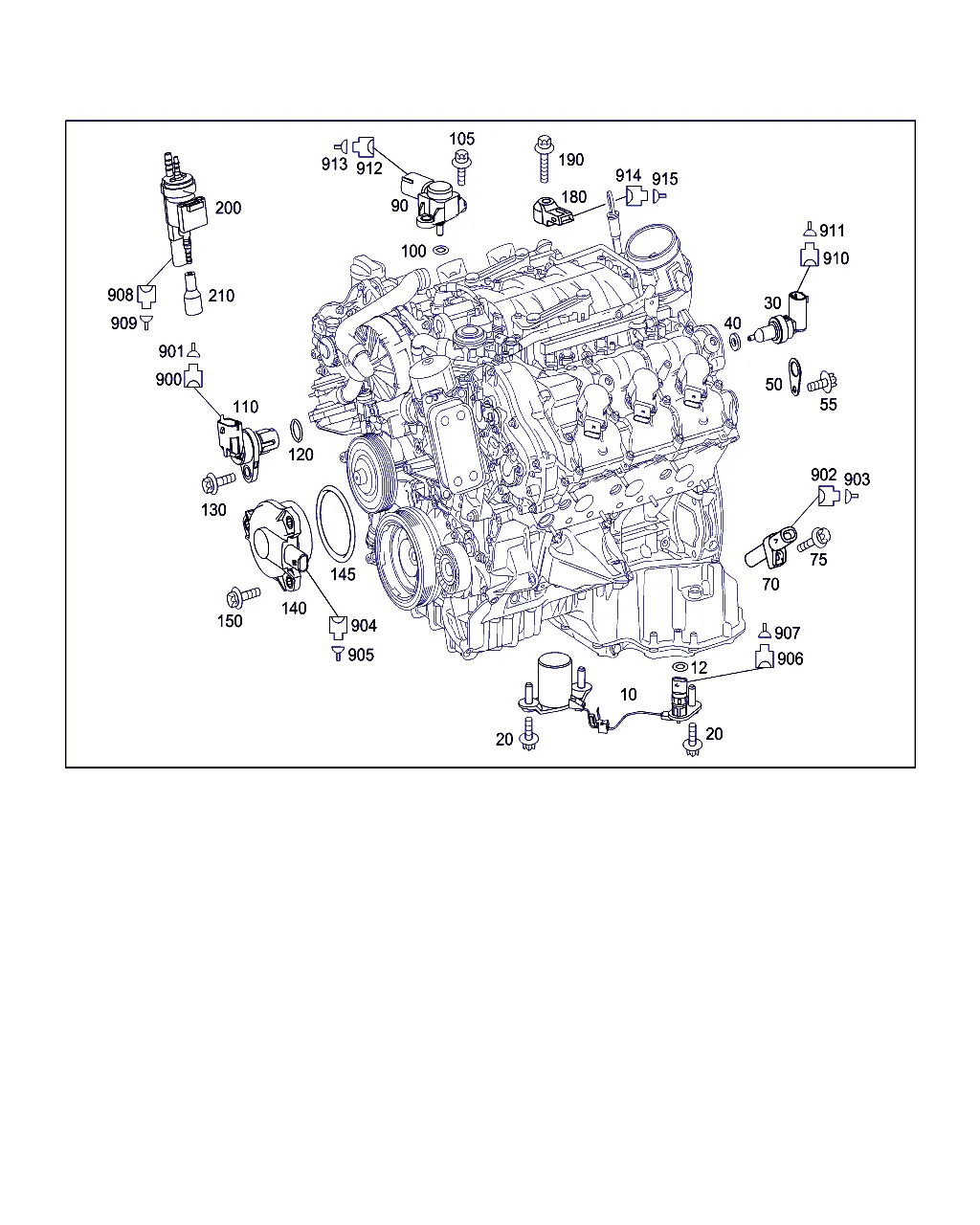 Датчики и выключатели двигателя