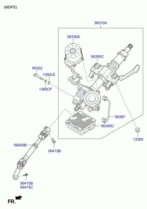 Рулевая колонка и вал
