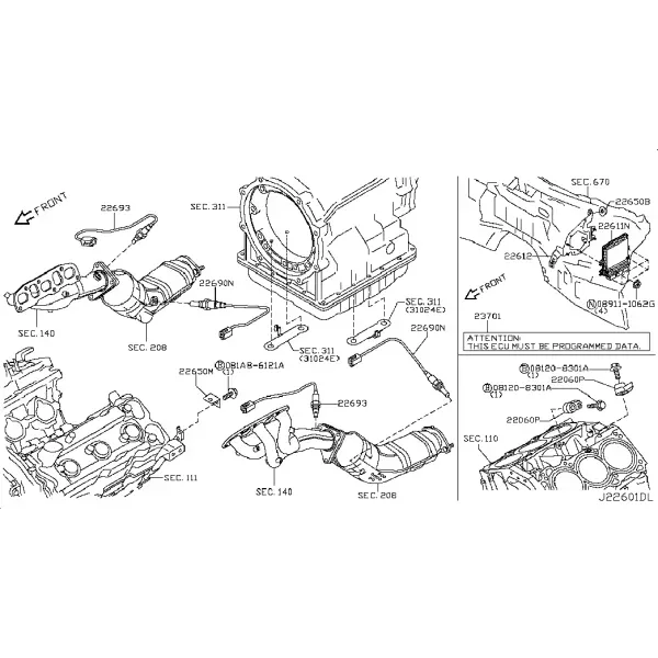 Электронный блок управления двигателем