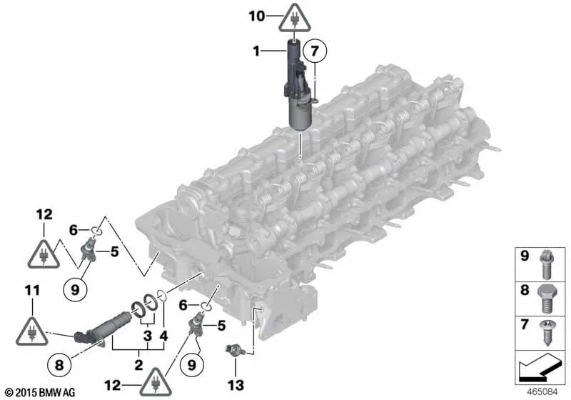 Головка бл.цил. - дополнит.эл.элементы