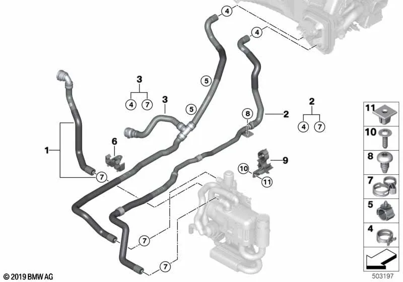 Шланги ОЖ автономной системы отопления