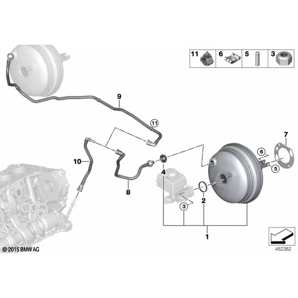 Вакуумный усилитель тормозов