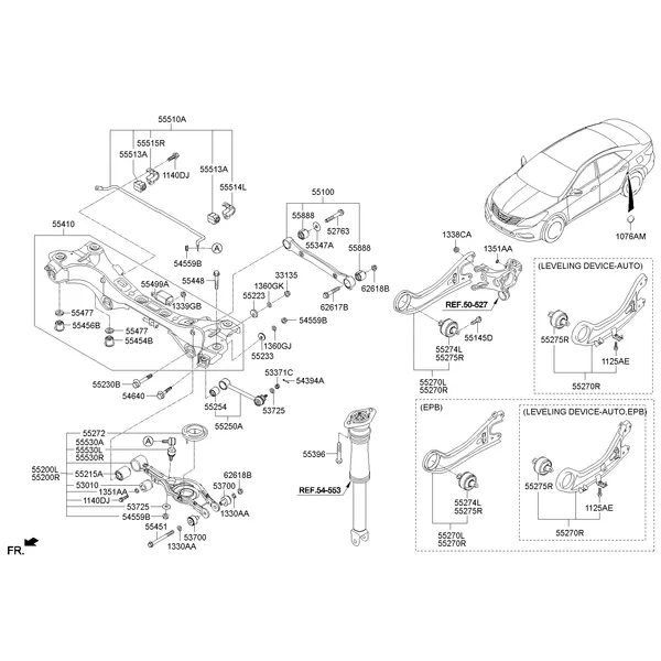REAR SUSPENSION CONTROL ARM
