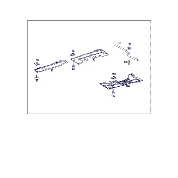 ОБЛИЦ. МОТОРН. ОТСЕКА, А/М С БЕНЗ. ДВИГ.