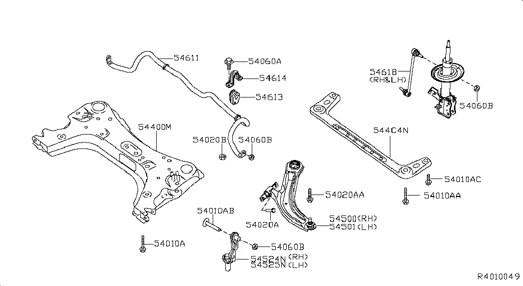 Передняя подвеска; MEMBER