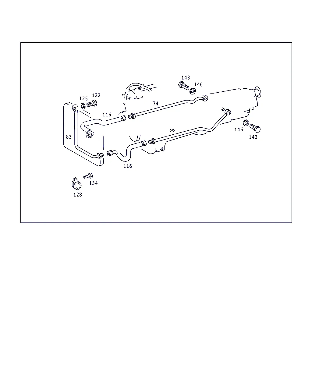 НАВЕС. ДЕТ. КП, МАСЛОЗАЛ.ТРУБКА C-КЛАСС SSE