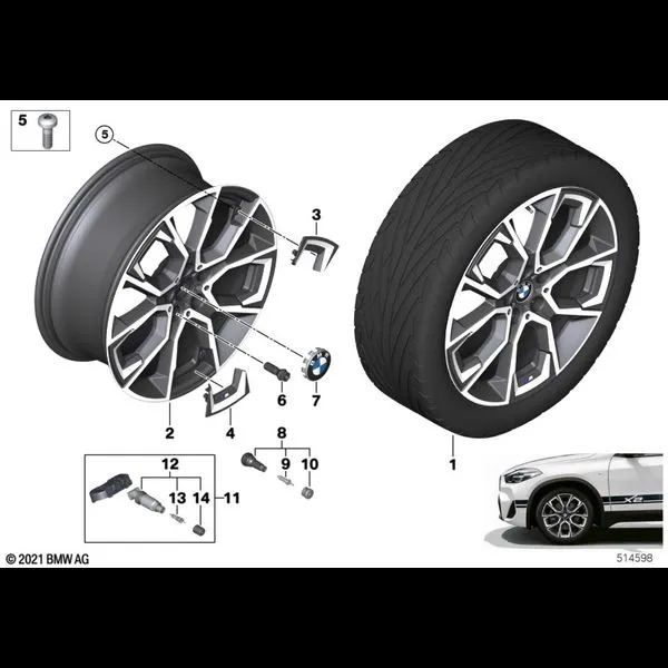 BMW л/с диск Aerodynamik 919M - 19"