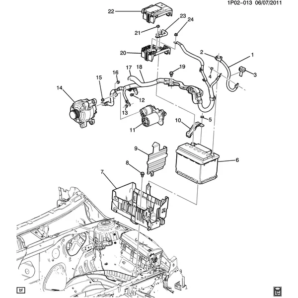 BATTERY MOUNTING & CABLES