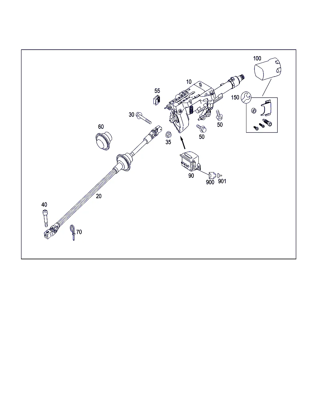 ТРУБЧ.СЕКЦИЯ РУЛ.КОЛОНКИ И РУЛ.ВАЛ